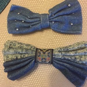 Vintage bow clip for hair